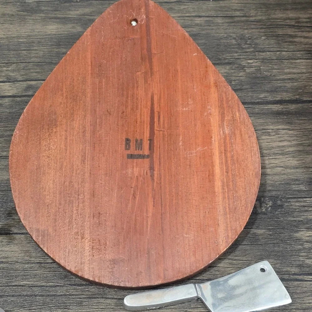 Vintage BMT Cheese Board‎ with Mouse and Cleaver Knife 1960-1970's